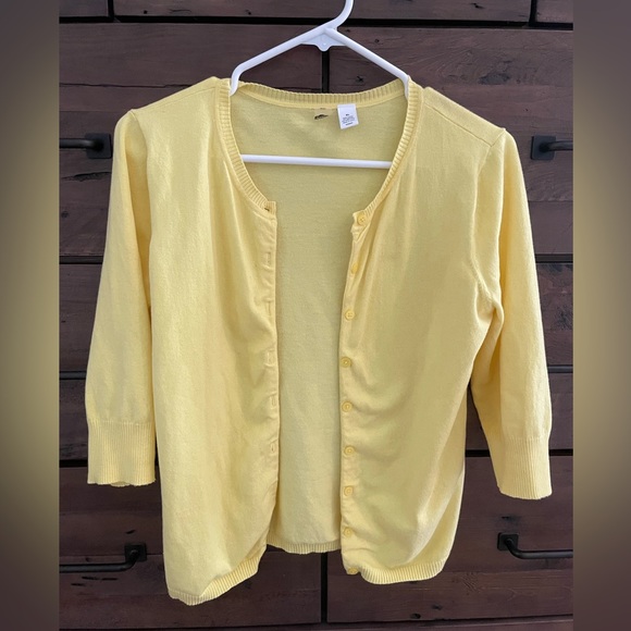 BP Yellow Shrug Sweater, Size XL (fits much smaller) - Picture 1 of 2
